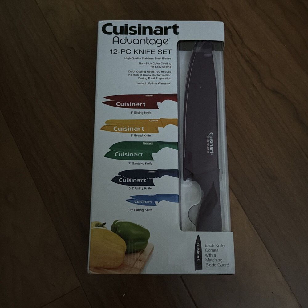 Cuisinart C55-12PCKSAM 12 Pieces Knife Set with Blade Guards - Jewel